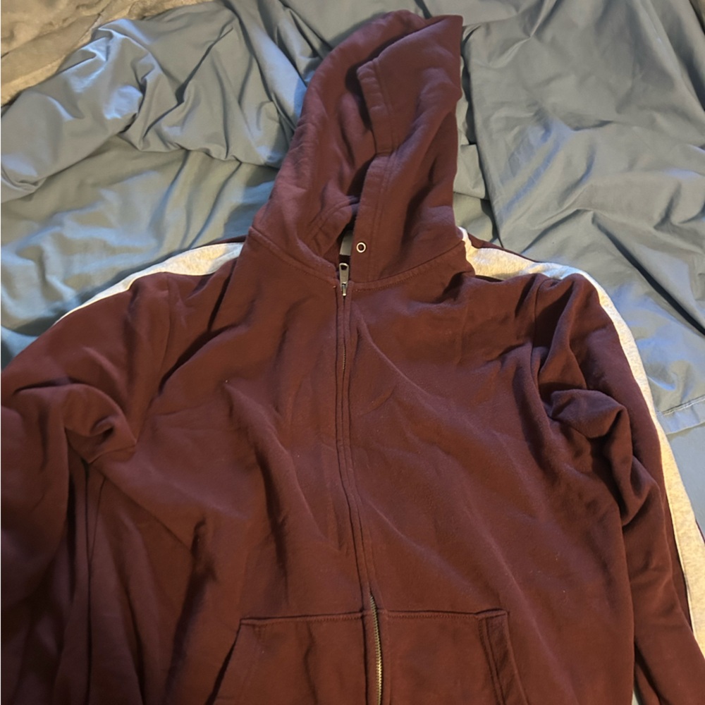 Old Navy Burgundy zip-up Hoodie